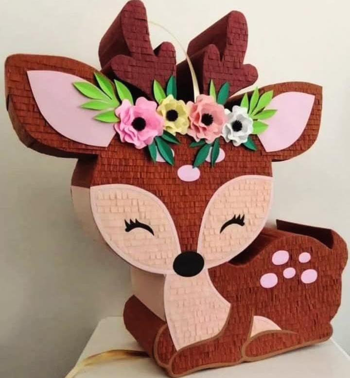 piñata ciervo (animalitos de la selva)