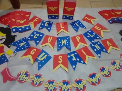 Banderin Mujer Maravilla