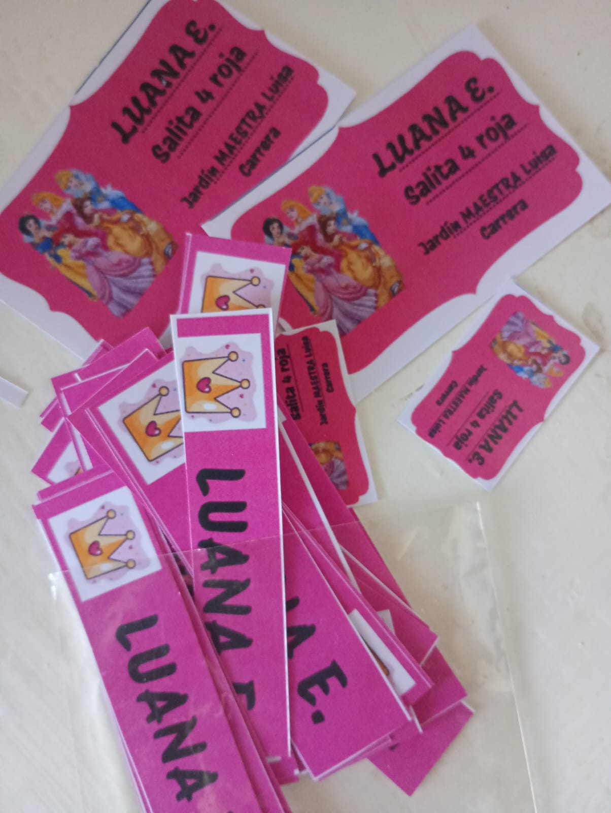 kit rótulos escolares